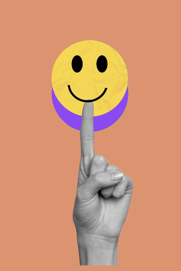 smiley face sticker