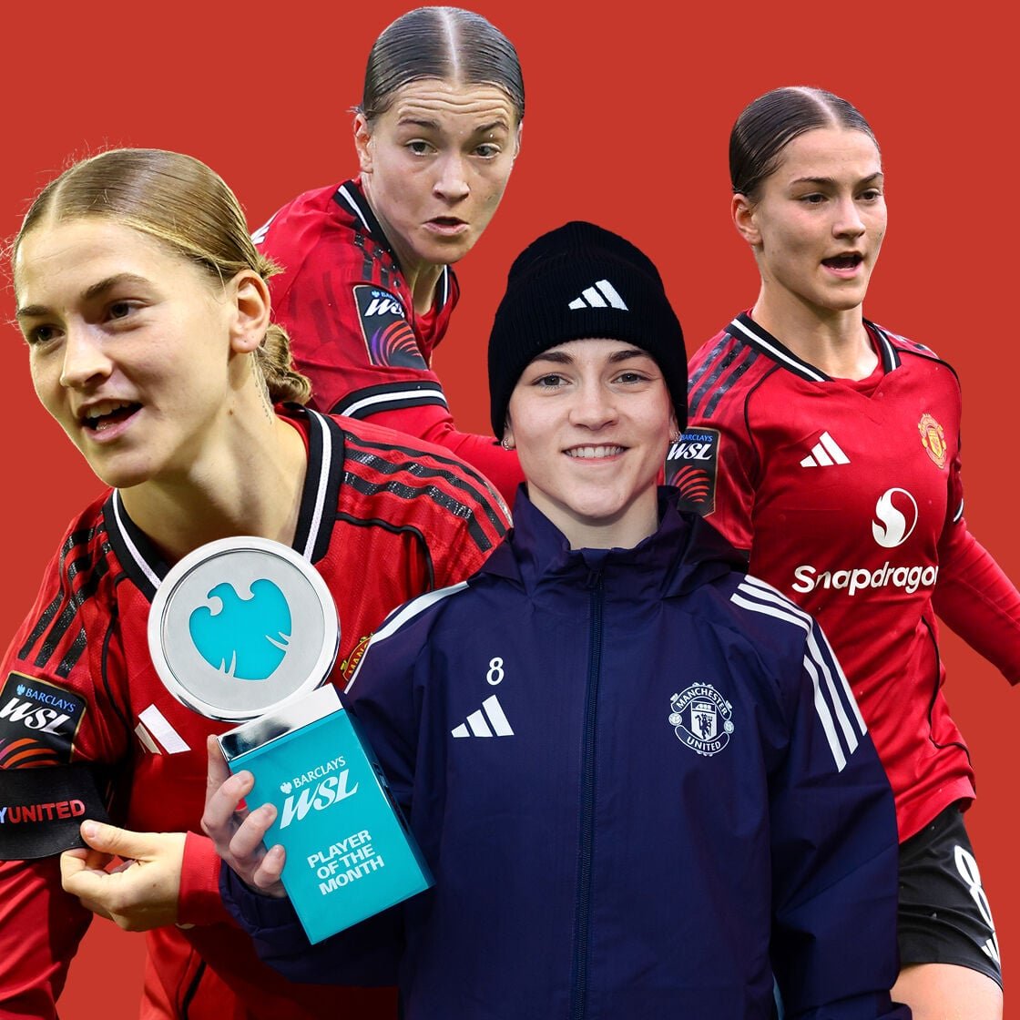 Jess Park winning Barclays WSL Player of the Month