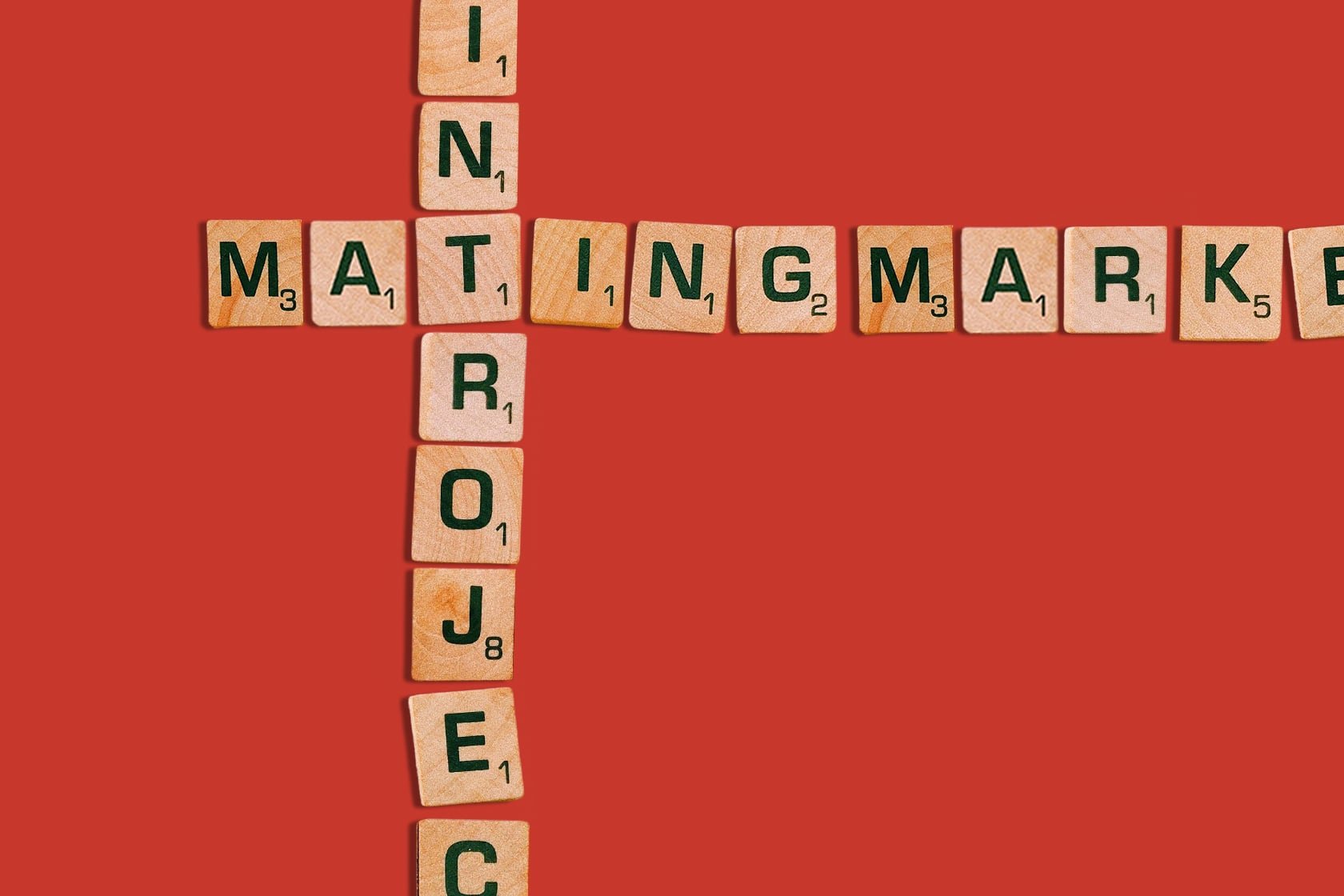 Scrabble tiles spelling out psychology buzzwords