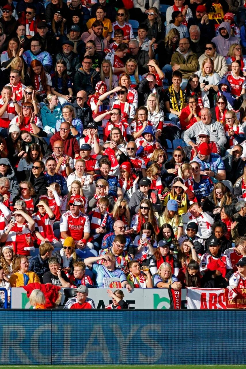 Fans at a WSL match