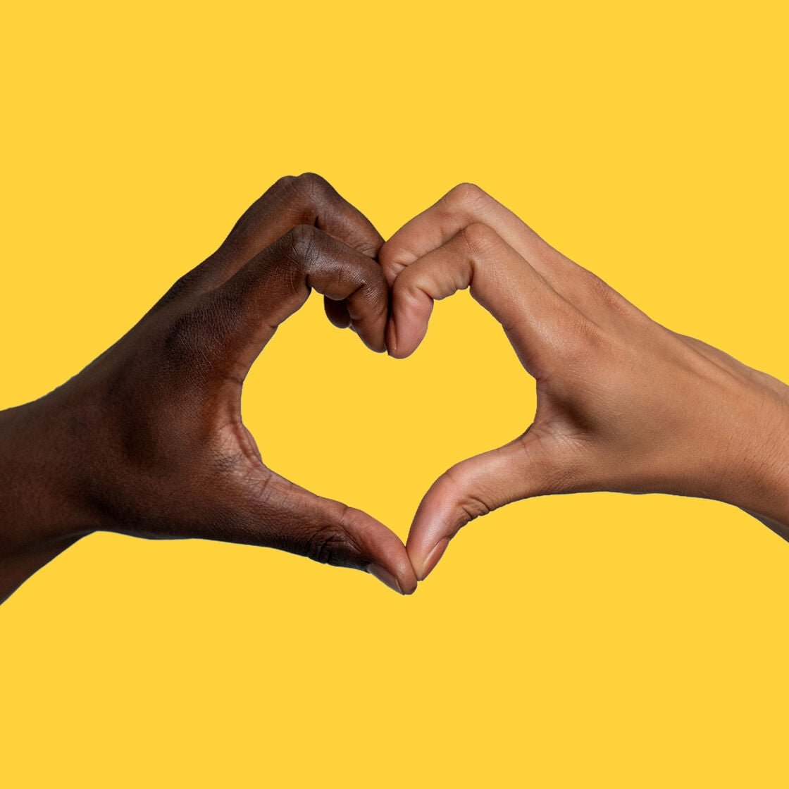 Hands making a heart