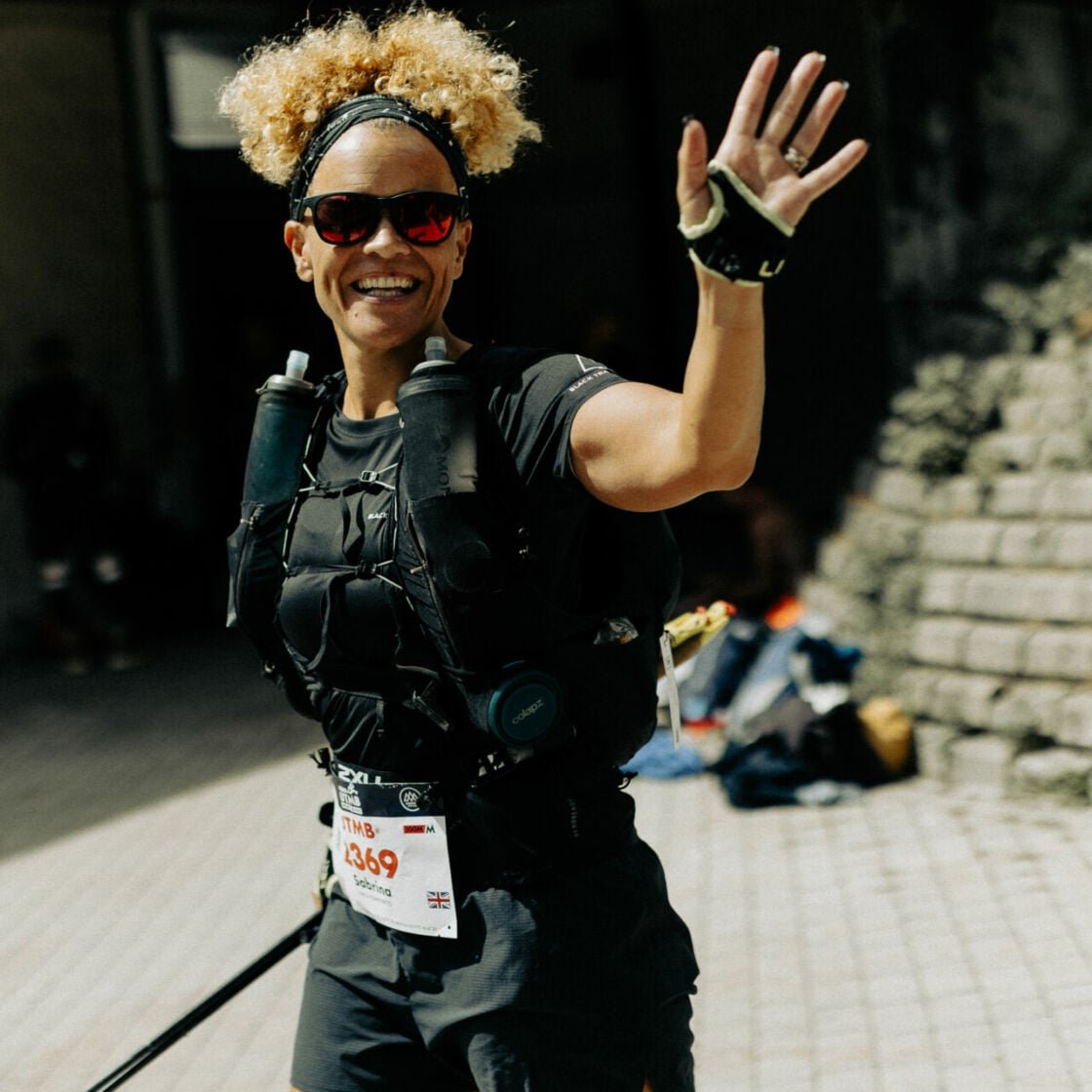 Sabrina Pace Humphreys during UTMB Mont Blanc