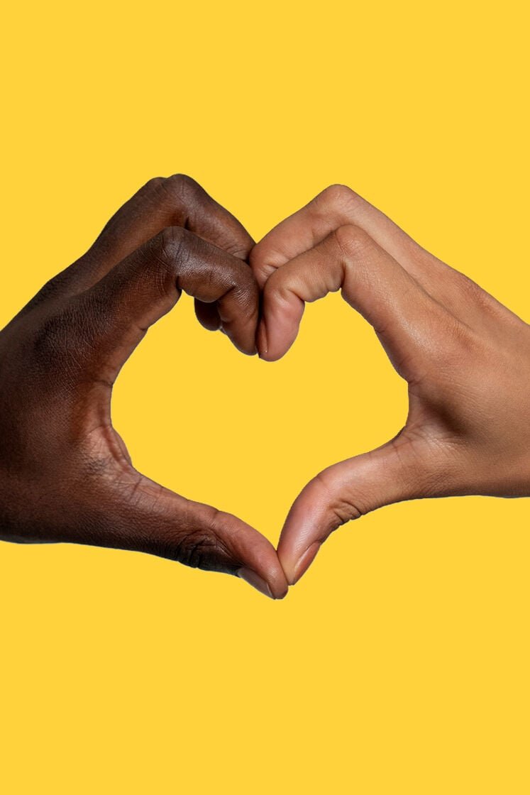 Hands making a heart