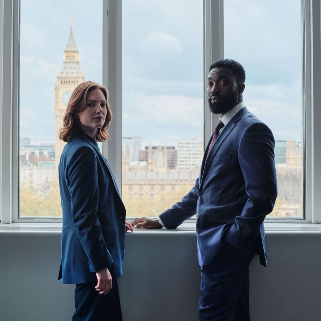 The Capture S3 People: Rachel Carey (HOLLIDAY GRAINGER) & Isaac Turner (PAAPA ESSIEDU)
