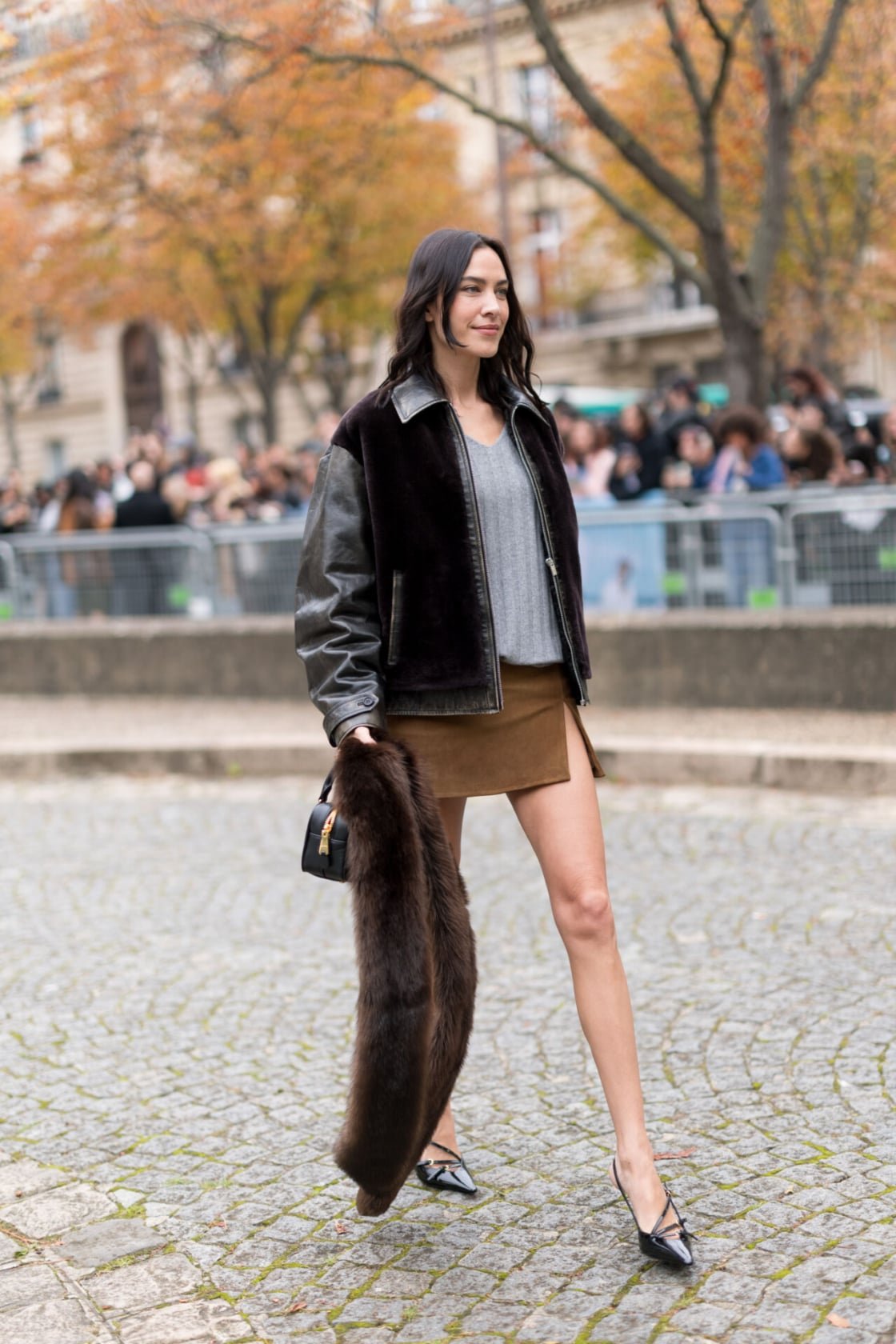 Faux fur stoles