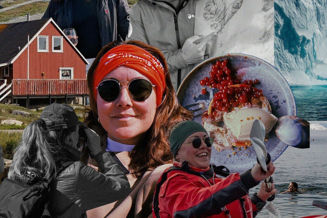 Collage image of Greenland pictures