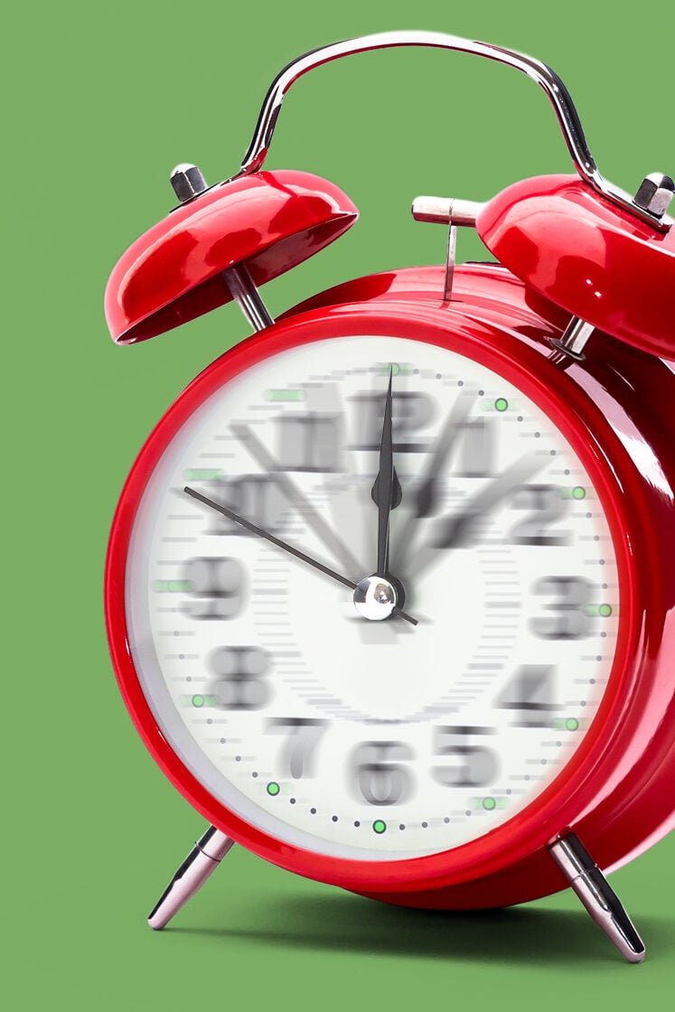 clock moving too fast - time management tips