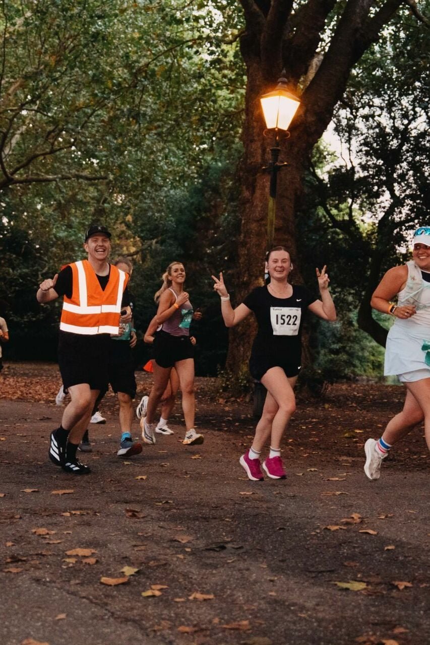 Lauren running the First To Fast 10k