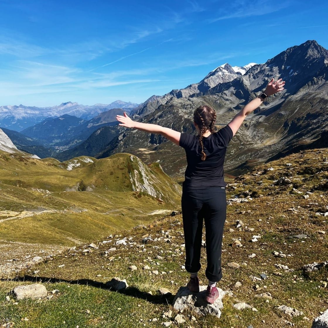 Lauren in the Alps