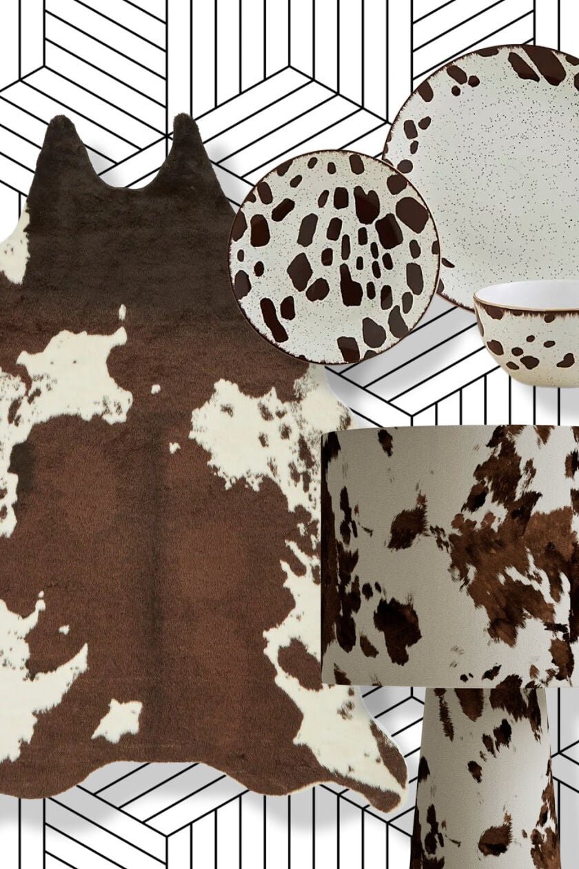 Cow print interiors