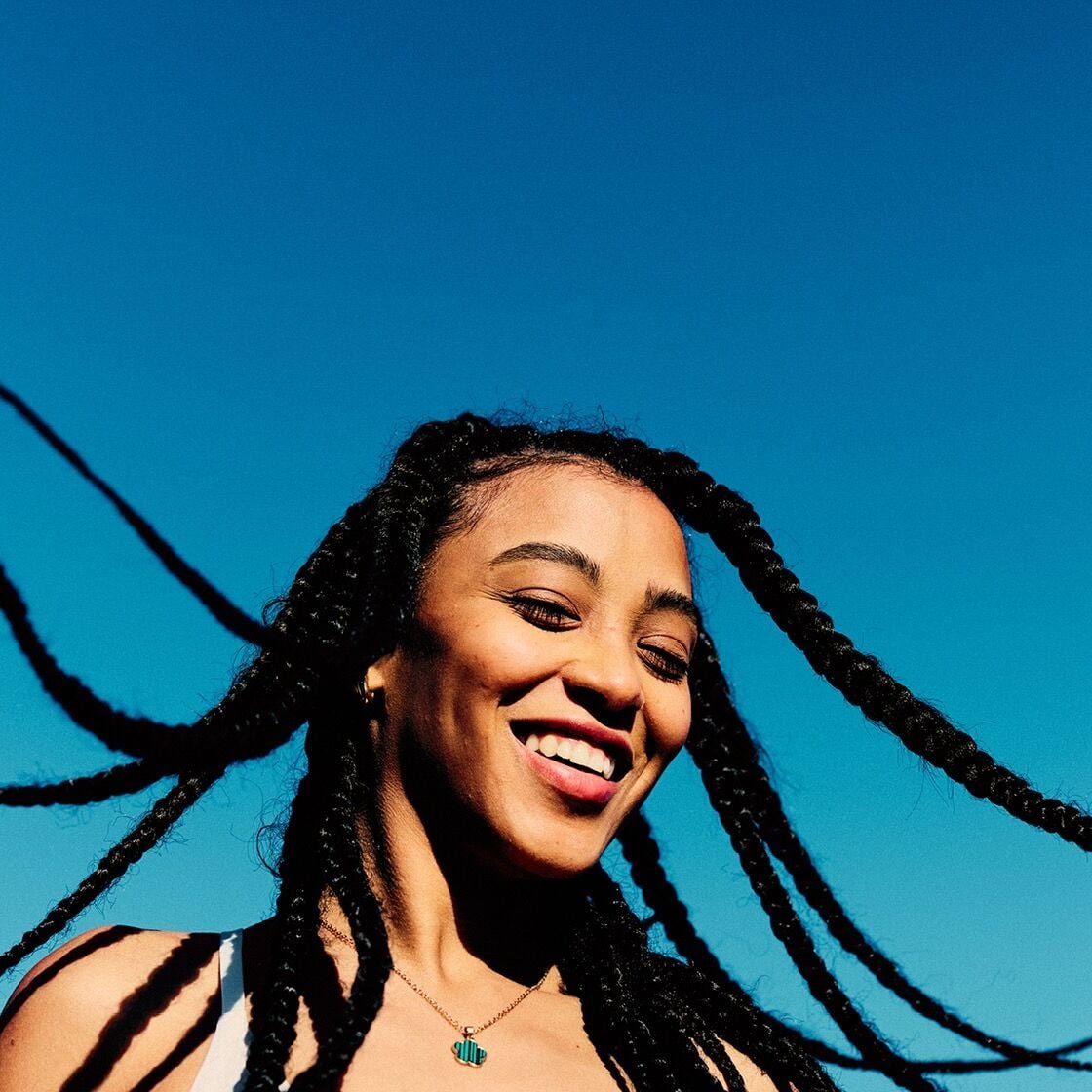 woman smiling - self-trust