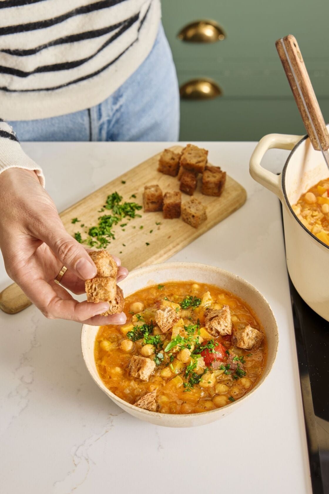 Chickpea Deliciously Ella soup