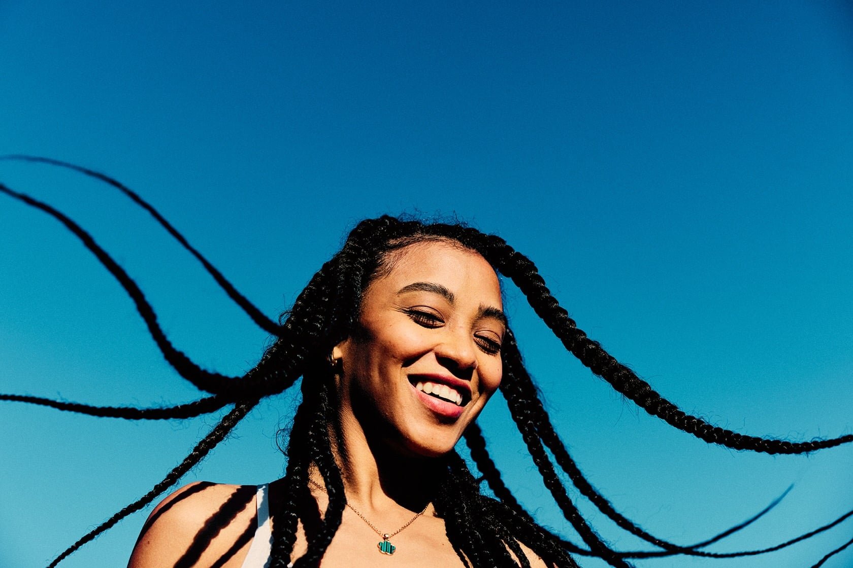 woman smiling - self-trust
