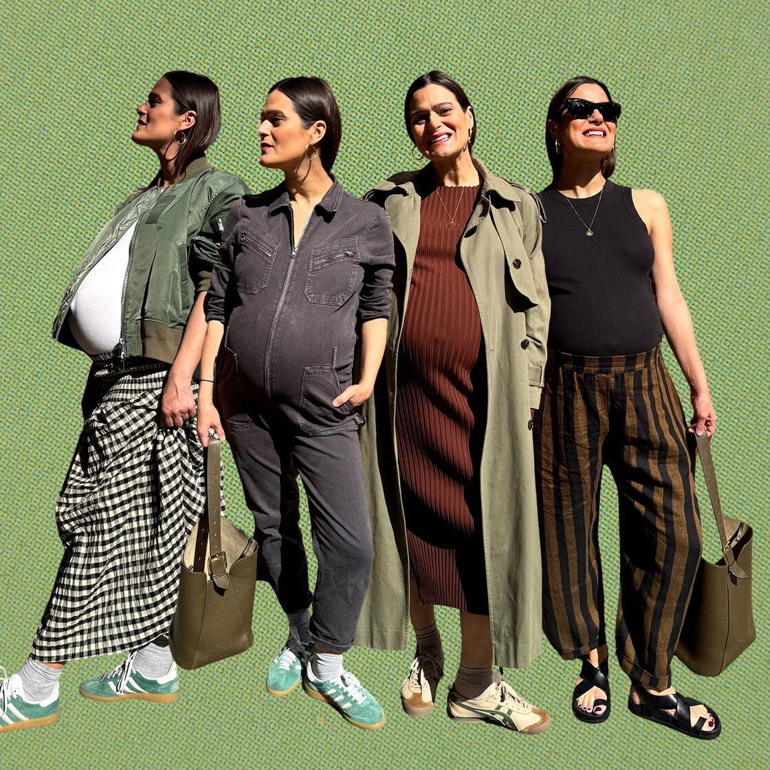 Lucy Reber fashion director Stylist maternity dressing