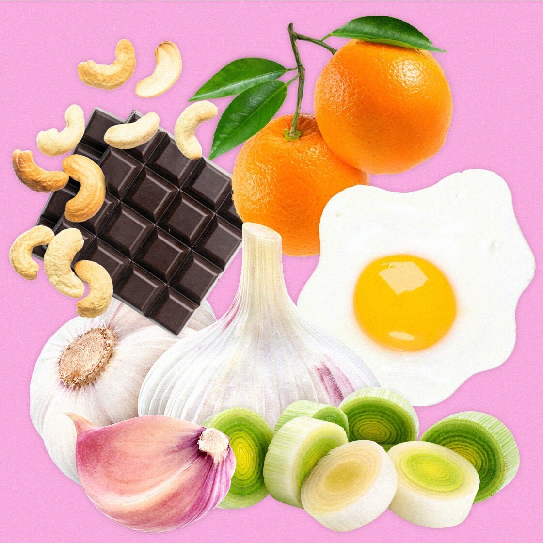 A compilation of foods which represent dietary changes that can provide more energy