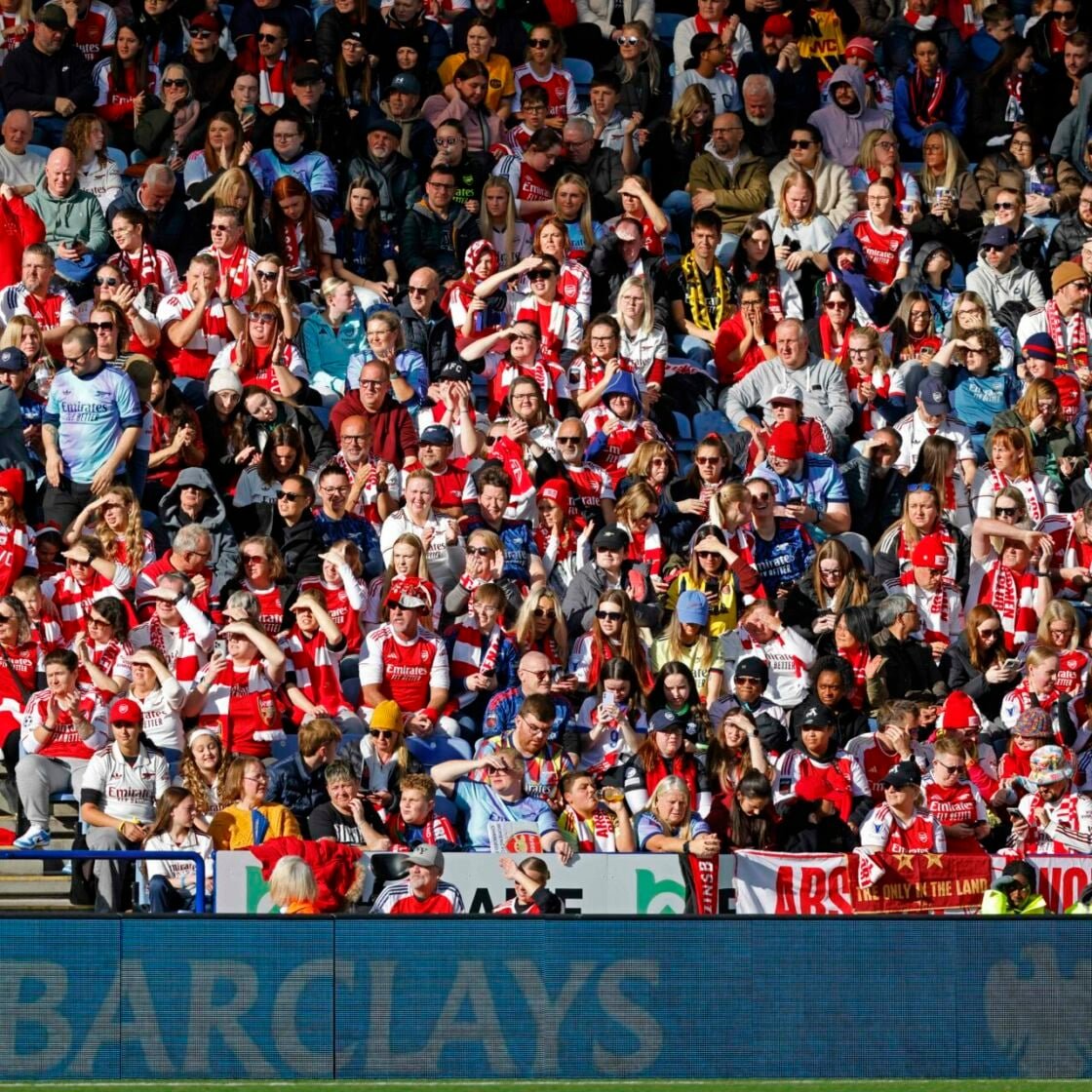 Fans at a WSL match