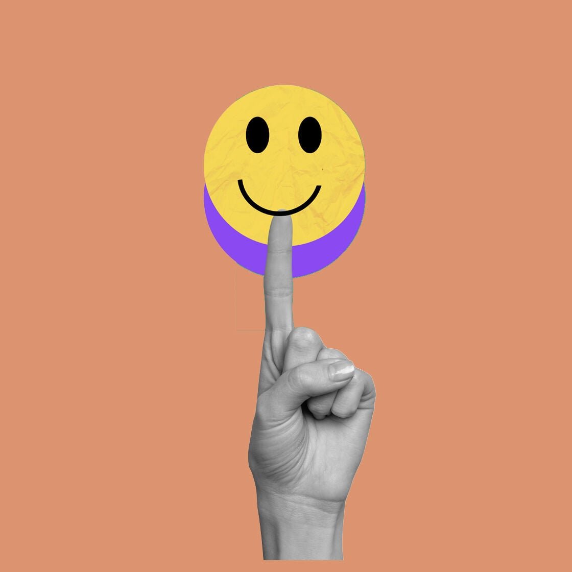 smiley face sticker