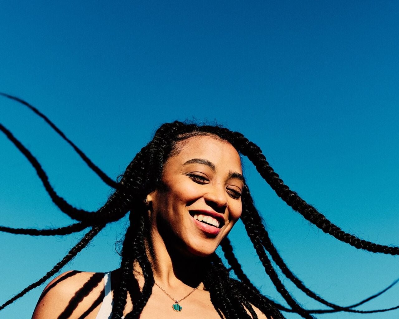 woman smiling - self-trust