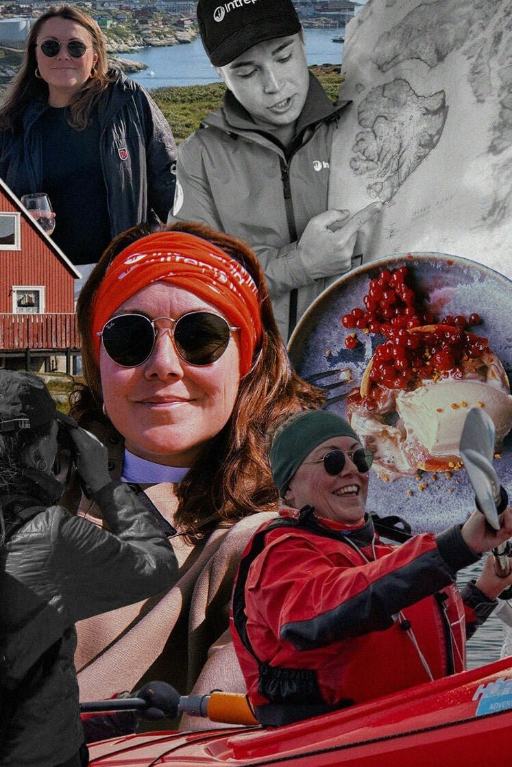 Collage image of Greenland pictures