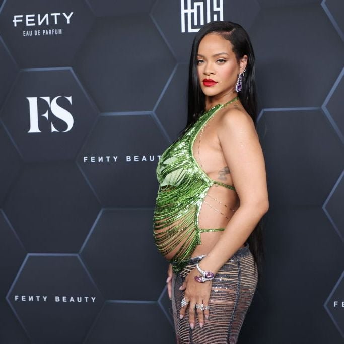 rihanna at fenty beauty event