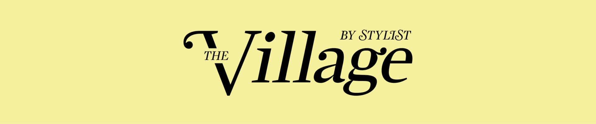 the village by stylist main logo header banner