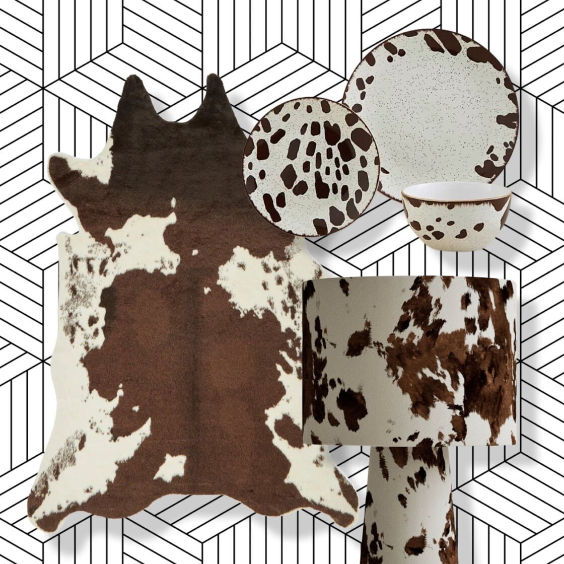 Cow print interiors