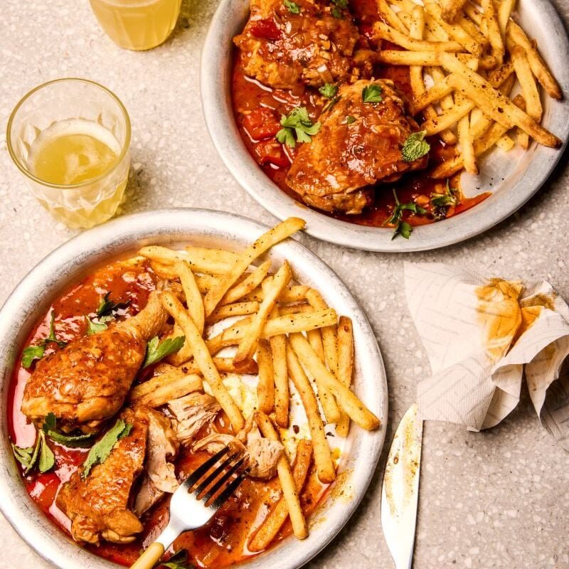 Peri peri chicken stew