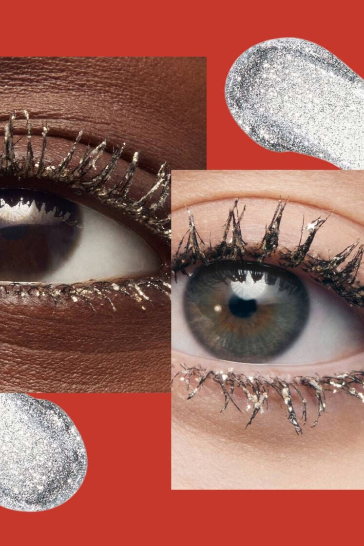 glitter mascara make-up trend