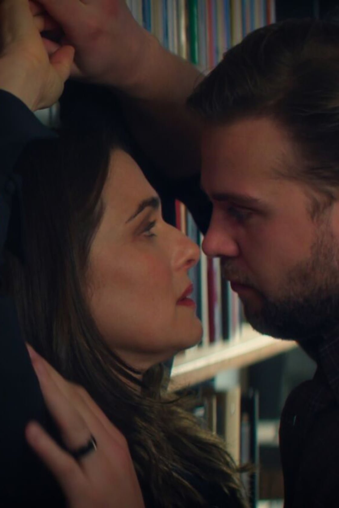 VLADIMIR. (L to R) Rachel Weisz as M and Leo Woodall as Vladimir in Episode 108 of Vladimir. Cr. Courtesy of Netflix © 2026